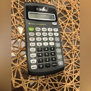 Texas Instruments TI-30Xa Black and White Calculator